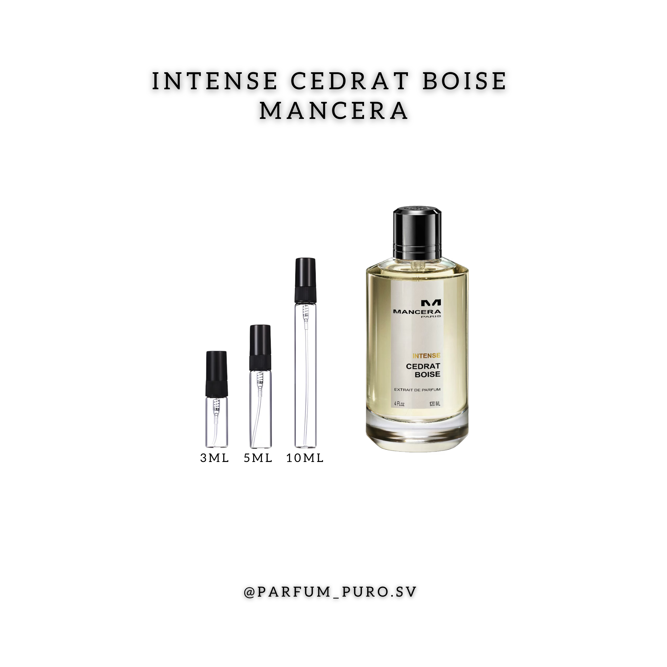 Intense Cedrat Boise - Mancera